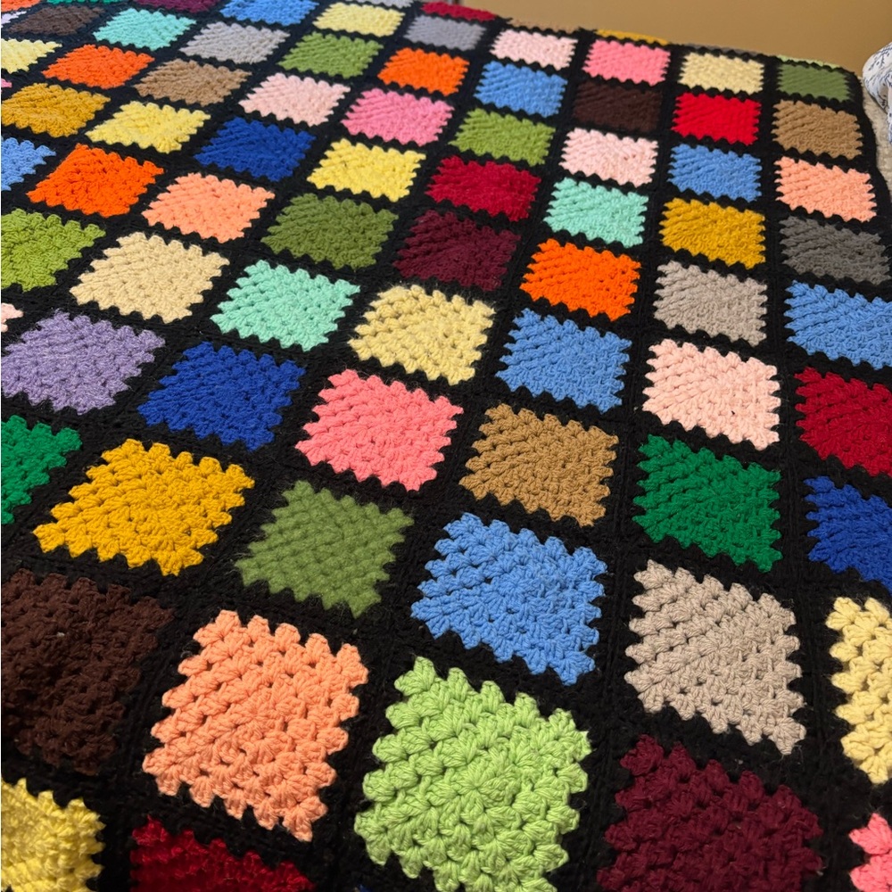 HANDMADE Multicolor Patchwork Quilt